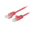 Lanberg PCU5-20CC-0200-R Pack de 10 Cabos de rede Cat.5e UTP 2m vermelho Fluke Passed