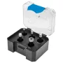Graphite 55H319 Conjunto de serras copo diamantadas, 5 peças (6, 8, 10, 12, 16 mm) para cerâmica, porcelana, vidro, mármore, granito