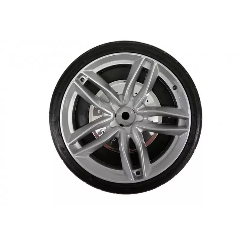 LEAN CARS Audi Q7 Carro elétrico para criança 12V, 1 lugar com comando dos pais, rodas EVA, luzes LED, MP3, branco