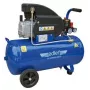 Adler AD 2050-50 Compressor de ar lubrificado a óleo 50L, 8 bar, 230V, 2 CV, caudal aspirado 206 L/min, rodas e pega