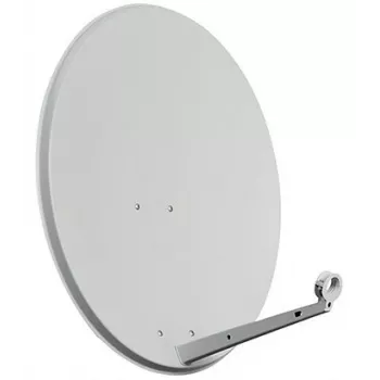 CORAB AS-80-PRO Antena parabólica offset 80 cm aço galvanizado cinzento-claro