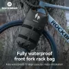 Bolsa impermeável para garfo de bicicleta ROCKBROS AS-156 7L preto