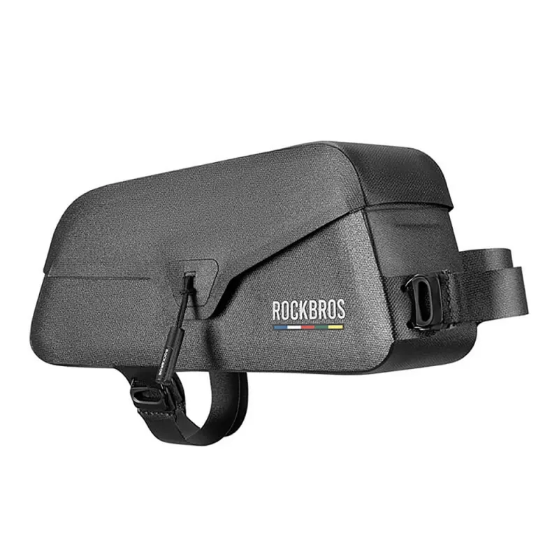 Bolsa de quadro impermeável para bicicleta Rockbros AS-134 ROAD TO SKY 0,6L - preto