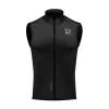 Colete de ciclismo isolado e corta-vento ROCKBROS ROAD TO SKY TLMJ002 M preto