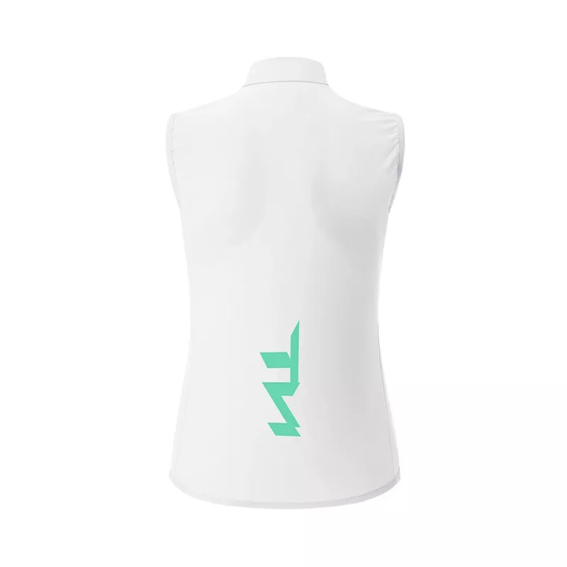 ROCKBROS MJ008 colete de ciclismo corta-vento de mulher – S, branco (série TVI) ultraleve