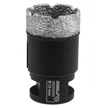 DEDRA broca de coroa diamantada com soldadura a vácuo M14 35 mm