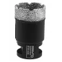 DEDRA broca de coroa diamantada com soldadura a vácuo M14 35 mm