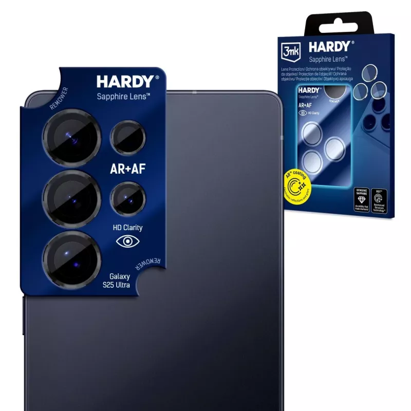 3MK PROTECTION Samsung Galaxy S25 Ultra - 3mk Hardy Proteção de objetiva de câmara em safira