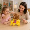 LEAN TOYS jogo de destreza elefante equilibrista torre de blocos para construir elefante 61 peças