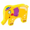 LEAN TOYS jogo de destreza elefante equilibrista torre de blocos para construir elefante 61 peças