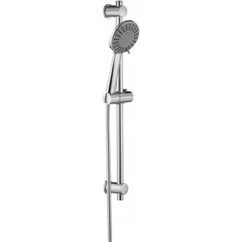 DEANTE conjunto de duche 5 funções com barra e saboneteira, cromado
