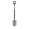 Fiskars pá de jardim ergonómica pontiaguda cabo em D aço boro 1200mm