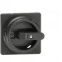 ABB OZ331SPB punho rotativo redondo, preto, veio 6 mm, IP65, para interruptores seccionadores OT16-1250