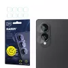 Proteção de objetiva 3MK Hardy Fusion para Samsung Galaxy Z Fold 8 – vidro híbrido 9H para objetiva da câmara (transparente)