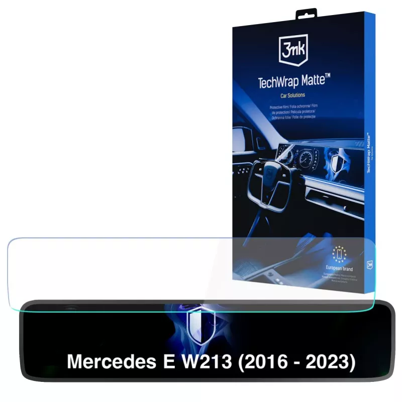 3MK PROTECTION Mercedes E W213 (2016 - 2023) - película de proteção de ecrã mate 3mk TechWrap para o ecrã central
