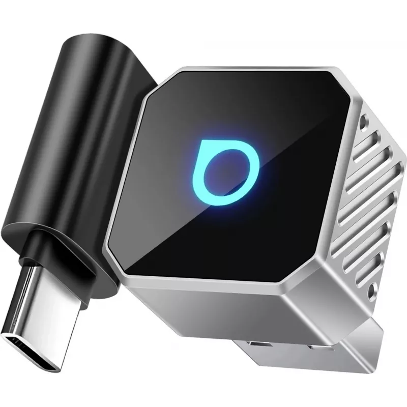 Ottocast Mini Pot CP88-T3 adaptador sem fios CarPlay / Android Auto, prateado (CP88-T3)