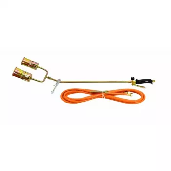 AWTOOLS AW13855 maçarico a gás – acendimento piezoelétrico maçarico de soldar e brasar a butano, 1300°C, EN417