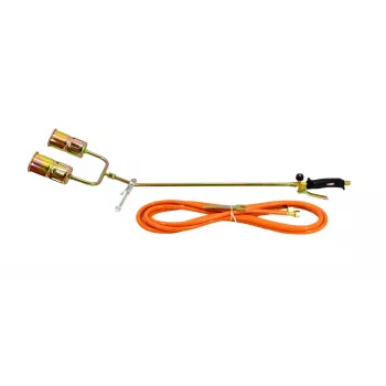 AWTOOLS AW13855 maçarico a gás – acendimento piezoelétrico maçarico de soldar e brasar a butano, 1300°C, EN417