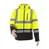 AWTOOLS casaco softshell T3 de alta visibilidade, refletor, preto, tamanho S