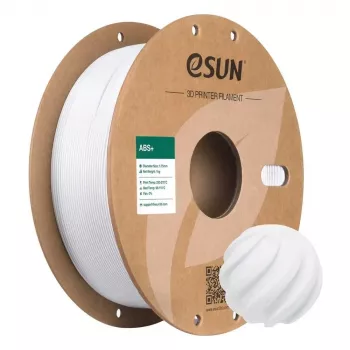 ESUN ABS+ Filamento para impressora 3D 1,75 mm branco-frio bobina de 1 kg