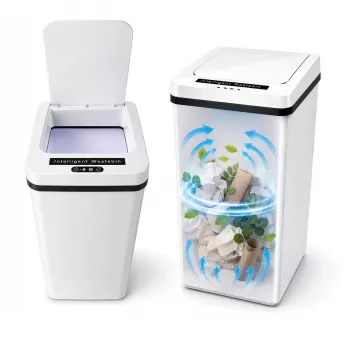 MOZOS FH-2 Caixote do lixo automático com sensor branco 35L