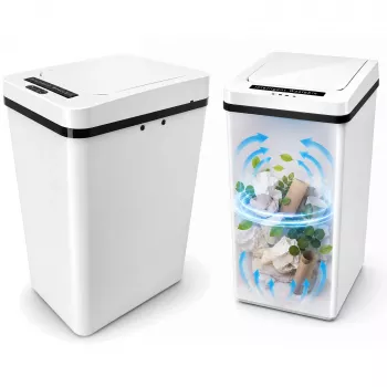 MOZOS FH-2 Caixote do lixo automático com sensor branco 35L