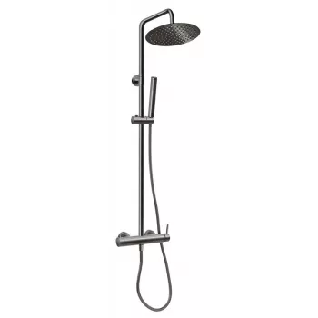 FERRO Ciriculus Conjunto de duche termostático em metal gun
