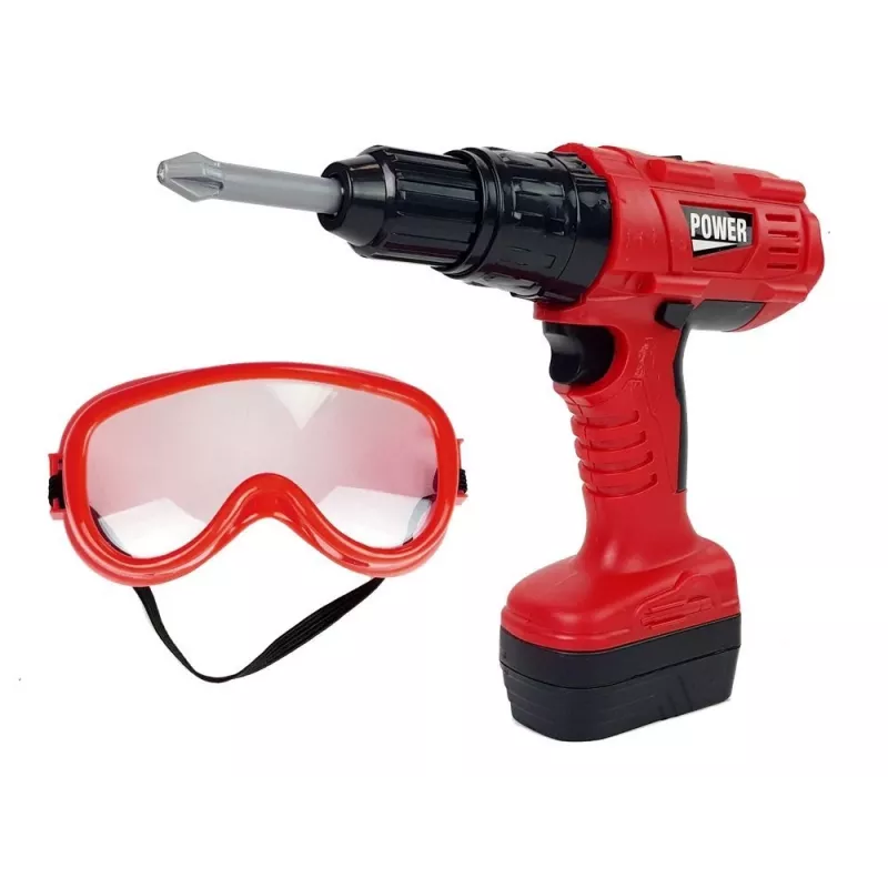 LEAN TOYS DIY Conjunto de ferramentas de artesão berbequim martelo 35 peças brinquedo educativo