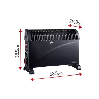 Aquecedor convector Adler MESKO MS 7741b preto