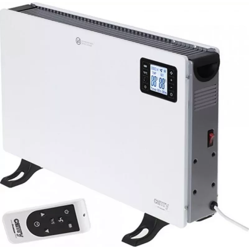 Aquecedor convector Adler CAMRY CR 7739 2000W termostato digital, temporizador 24h, comando, montagem na parede
