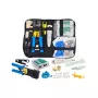 Kit de ferramentas de rede System Pass Through E5948 - alicate de cravar RJ45, testador de cabos, ferramenta punch-down, bolsa de transporte