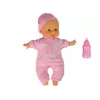 Boneca Sweet Baby LEAN TOYS rosa biberão sons boneca interativa de 30cm com biberão