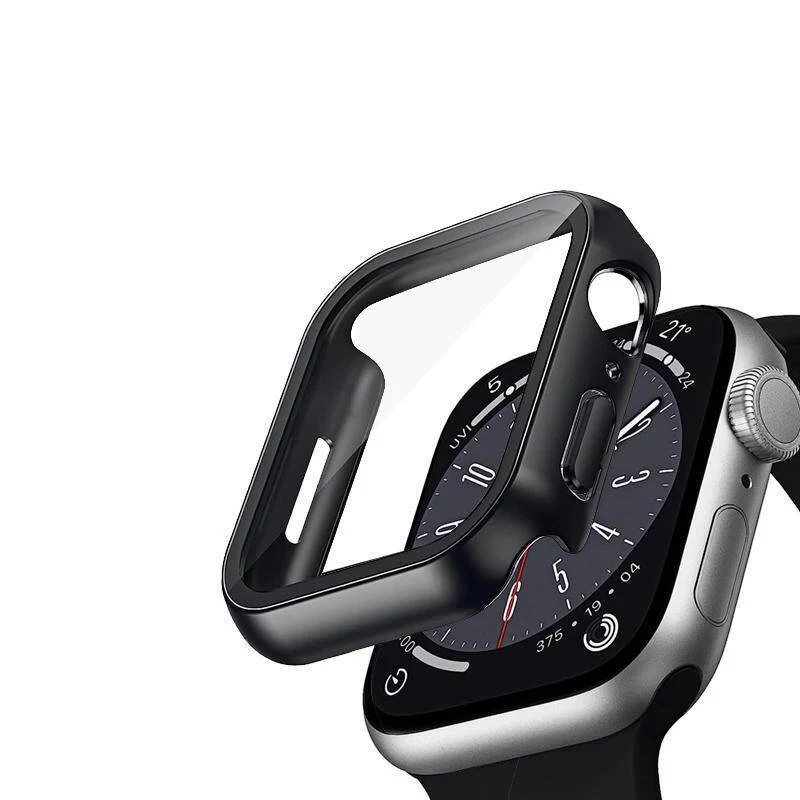 Crong Hybrid Watch Case para Apple Watch 44mm (preto)