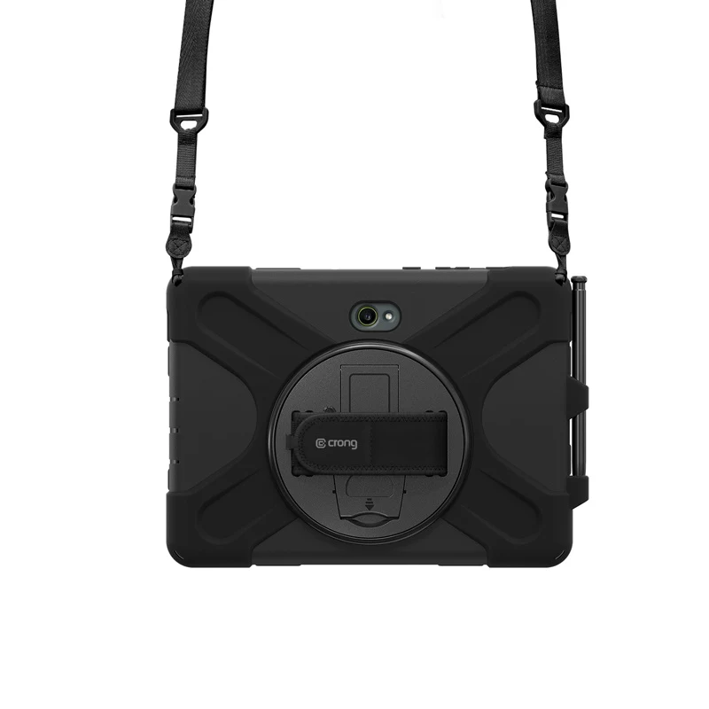Crong Defender Plus capa robusta para Samsung Galaxy Tab Active5 Pro 10,1 polegadas – preto
