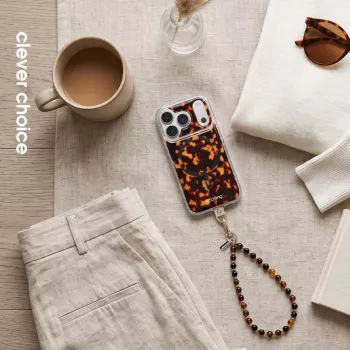 Crong Phone Charm Lanyard - fita de contas padrão tartaruga