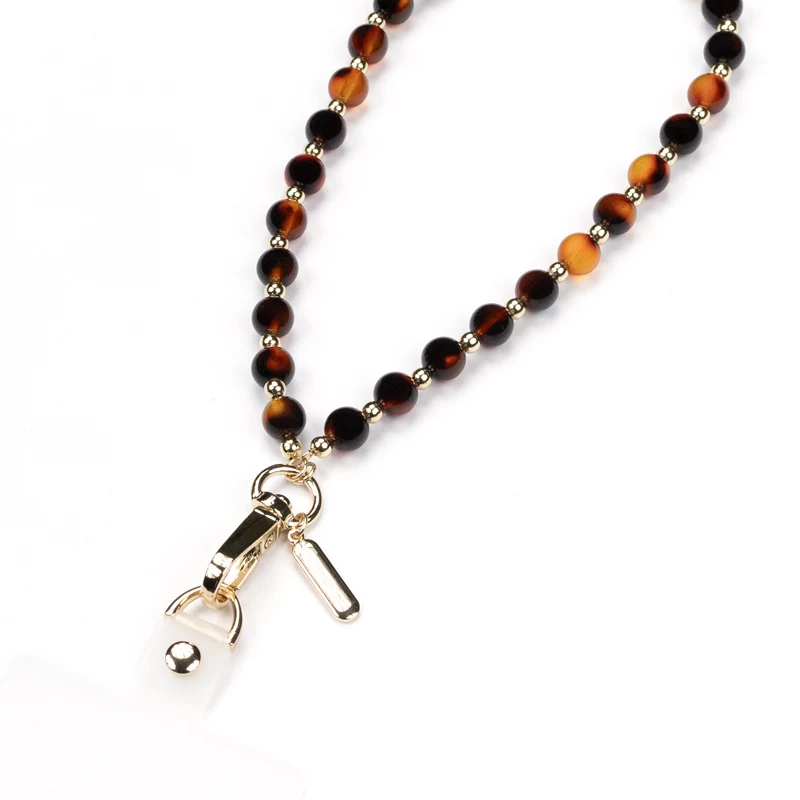 Crong Phone Charm Lanyard - fita de contas padrão tartaruga