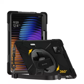 Crong Defender Plus capa robusta para Xiaomi Pad 8 / 8 Pro / Pad 7 / 7 Pro 11,2 polegadas – preto