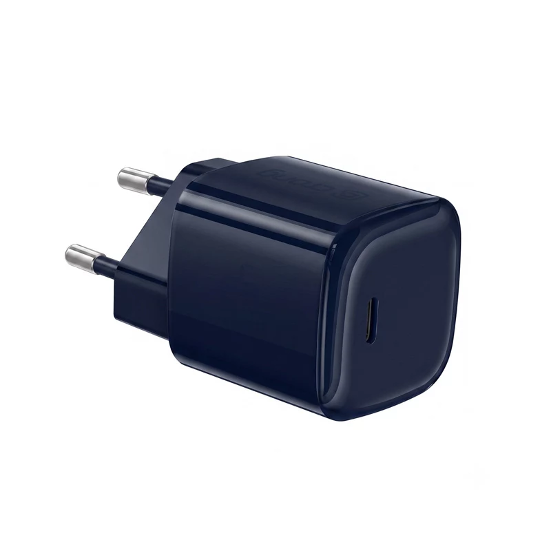 Carregador de parede Crong NEO GaN 40W USB-C PD 3.2 com AVS - azul-marinho