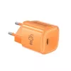 Carregador Crong NEO GaN 40W USB-C PD 3.2 com AVS (laranja)