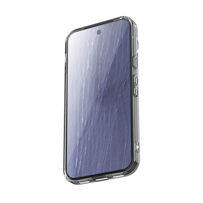 Crong Hybrid Clear Magnetic Case para Google Pixel 11 - compatível com MagSafe, transparente