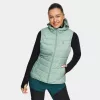 Colete de corrida de mulher Alpinus Monza, menta, tamanho M - secagem rápida, respirável, leve