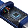 Cabo Baseus USB-C para USB-C Crystal Shine 100W 1,2m azul
