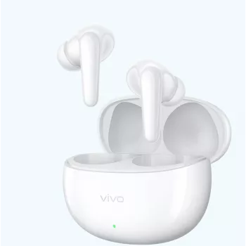 Auscultadores sem fios VIVO Buds Pro com cancelamento ativo de ruído, Bluetooth 5.2, aptX Adaptive, bateria de 29h, IP52, branco