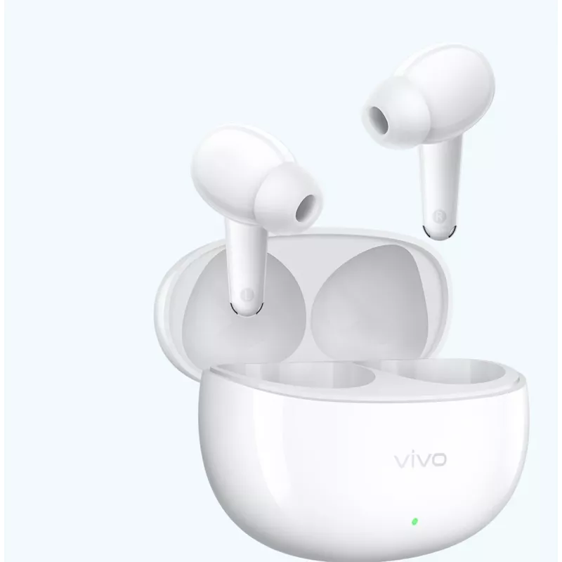 Auscultadores sem fios VIVO Buds Pro com cancelamento ativo de ruído, Bluetooth 5.2, aptX Adaptive, bateria de 29h, IP52, branco