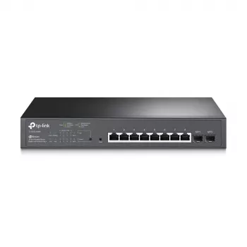 Switch PoE Smart Gigabit TP-Link JetStream de 10 portas com 8 portas PoE+