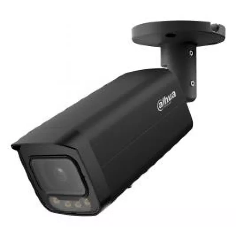 DAHUA IPC-HFW5559T-ASE-IL-0280B-BLACK câmara de rede bullet exterior 5MP com IA, IR 60m, IP67, IK10, PoE