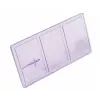 Moldura tripla vertical LOVEINSTANT para fotografias Instax Mini e impressões Zink 2x3 polegadas – lilás