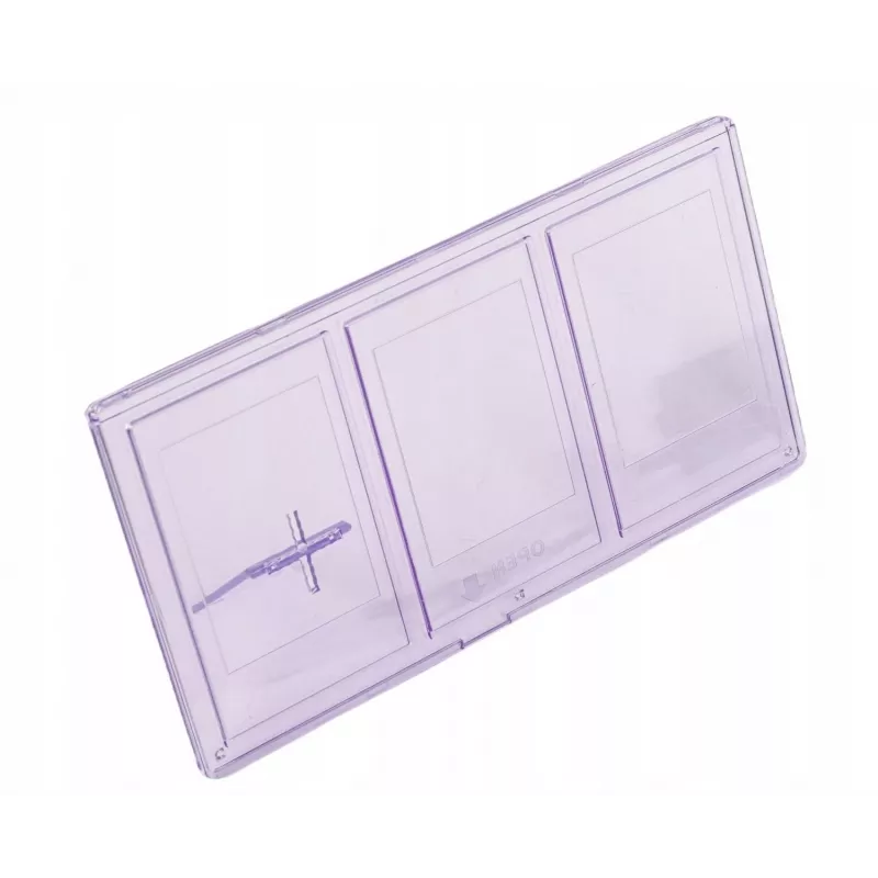 Moldura tripla vertical LOVEINSTANT para fotografias Instax Mini e impressões Zink 2x3 polegadas – lilás