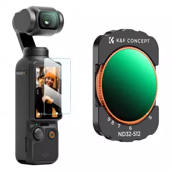 Filtro ND variável KF ND32-ND512 Nano-X para DJI Osmo Pocket 3