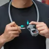Suporte de pescoço flexível SUNNYLIFE para DJI Osmo Pocket 3/4, action cams POV, preto